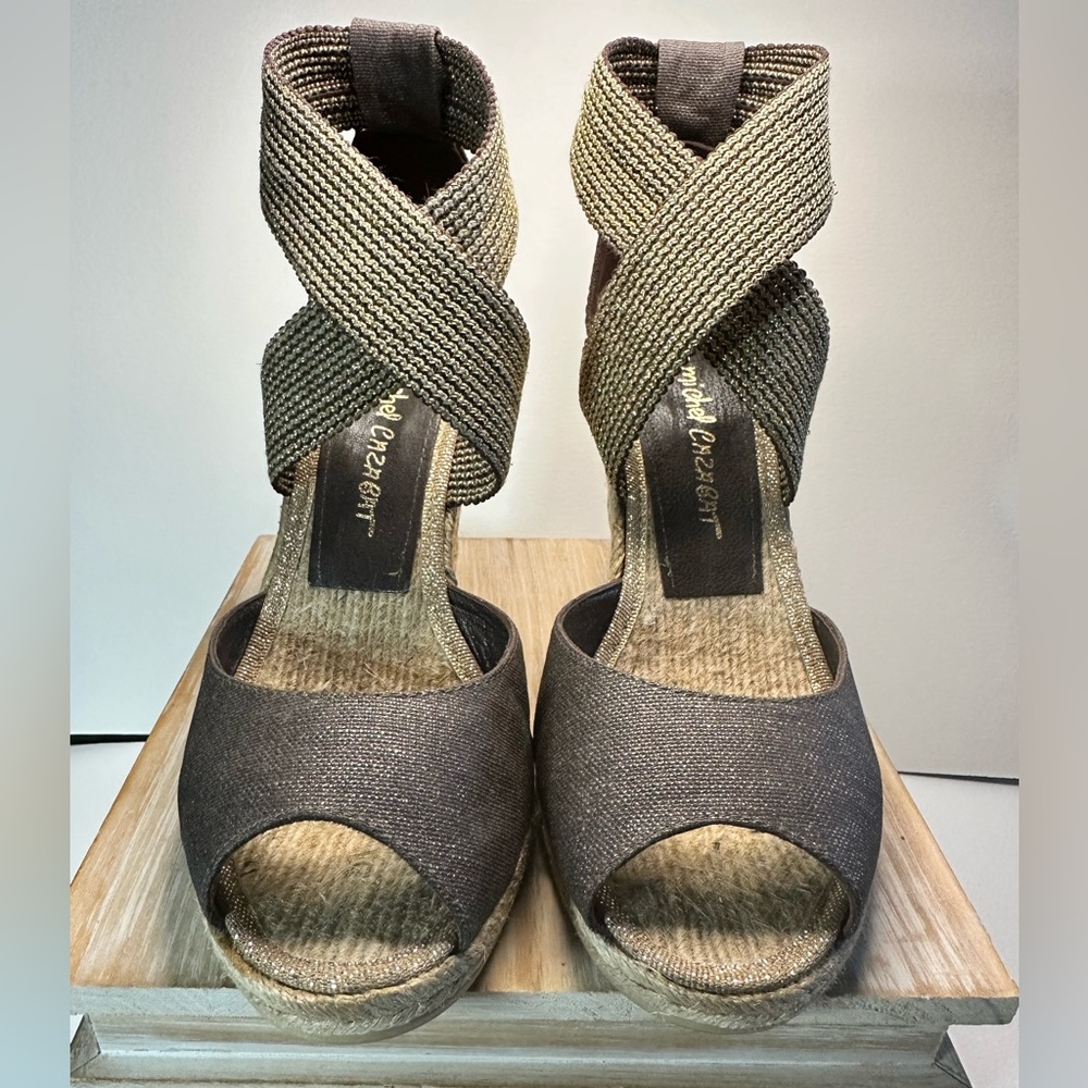 Jean Michel Cazabat Wedge Sandals - Picture 3 of 6
